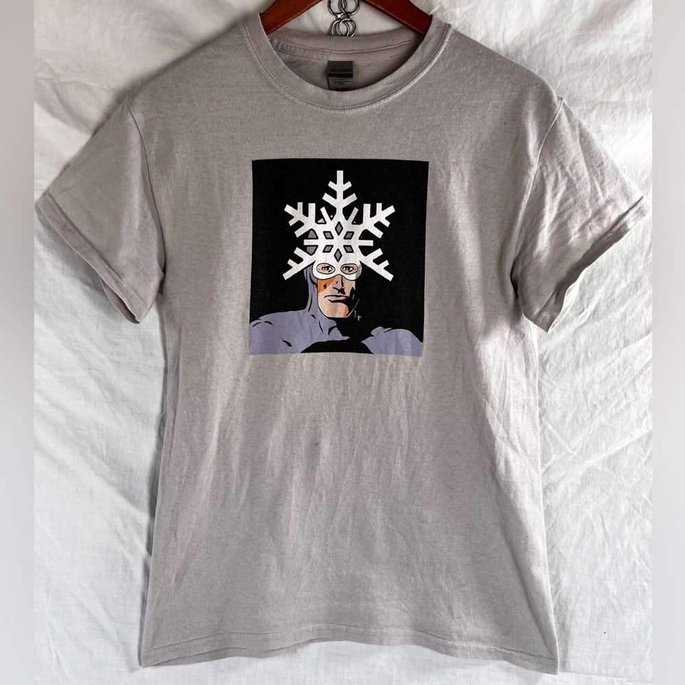 Captain Snowflake Combat Skier Montana Independent Underground Zine Cult Hero T - Picture 12 of 12